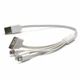 Дата кабель USB 2.0 AM to Lightning + Micro 5P + Mini 5P + Apple 30pin PowerPlant (m511254) - изображение 1