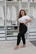 Лосини утягуючі коригуючі жіночі 3026 XXL чорні - зображення 2