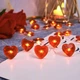 Гирлянда светодиодная Красные мини-сердца 20 ламп на батарейках DK051-R-20 - изображение 9