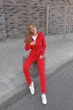 Комбинезон флисовый Come See And Buy Зима 50-52 Красный - изображение 3