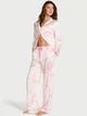 Піжама Сатинова (сорочка + штани) Victoria's Secret Signature Satin Long Pajama Set S Regular Білий (27199243) - зображення 1
