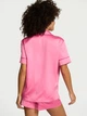 Піжама Сатинова (сорочка + шорти) Victoria's Secret Signature Satin Heart Short Pajama Set S Рожевий (27178577) - зображення 2