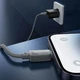 USB кабель Hoco X113 Beneficio, Type-C, 1.0 м., Сірий - 571716 - зображення 3