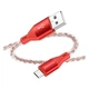 USB кабель Borofone BX96, MicroUSB, 1.0 м., Красный - 386964 - изображение 2