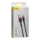 USB кабель Baseus CATKLF-B91, Type-C, 1.0 м., Чорний - 204085 - зображення 2