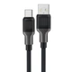 USB кабель AceFast C10-04, Type-C, 1.2 м., Чорний - 452597 - зображення 2