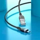 USB кабель Hoco X109, MicroUSB, 3.0 м., Черный - 560220 - изображение 4