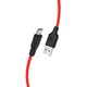 USB кабель Hoco X21 Plus Silicone, MicroUSB, 2.0 м., Чорний - 191420 - зображення 2
