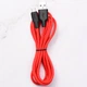USB кабель Hoco X21 Plus Silicone, MicroUSB, 2.0 м., Чорний - 191420 - зображення 3