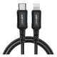 USB кабель Acefast C4-01 Apple iPhone SE 2022 / iPhone 14 Pro Max / iPhone 14 Plus / iPhone 14 Pro / iPhone 14 / iPhone 13 Pro / iPhone 13 Mini / iPhone 13 / iPhone 13 Pro Max / iPhone 12 Mini / iPhone 12 Pro Max / iPhone 12 Pro, Lightning, 1.8 - 323708 - зображення 1