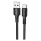 USB кабель Borofone BX116, Type-C, 1.0 м., Чорний - 590400 - зображення 1