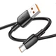 USB кабель Borofone BX93, Type-C, 1.0 м., Чорний - 375554 - зображення 3