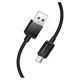 USB кабель Borofone BX120 Placer, Type-C, 1.0 м., Чорний - 643082 - зображення 1