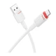 USB кабель Borofone BX110, MicroUSB, 1.0 м., Белый - 590391 - изображение 2