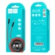 AUX кабель Hoco UPA11, 3,5 мм., 1.0 м., Чорний - 418497 - зображення 5