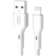 USB кабель XO NB230 Rock Series Apple iPhone SE 2022 / iPhone 14 Pro Max / iPhone 14 Plus / iPhone 14 Pro / iPhone 14 / iPhone 13 Pro / iPhone 13 Mini / iPhone 13 / iPhone 13 Pro Max / iPhone 12 Mini / iPhone 12 Pro Max, Lightning, 1.0 м., Белый - 376504 - изображение 1