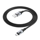 USB кабель Borofone BX101 Creator, MicroUSB, 1.0 м., Черный - 444515 - изображение 3