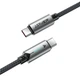 USB кабель AceFast C19-03, Type-C, 1.2 м., Чорний - 597771 - зображення 2