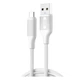 USB кабель XO NB265 Minimalist, Type-C, 1.0 м., Білий - 481586 - зображення 1