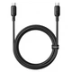 USB кабель Baseus P10377704113-01 Silky, Type-C, 2.0 м., Чорний - 565548 - зображення 1