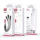USB кабель XO NB230 Apple iPhone SE 2022 / iPhone 14 Pro Max / iPhone 14 Plus / iPhone 14 Pro / iPhone 14 / iPhone 13 Pro / iPhone 13 Mini / iPhone 13 / iPhone 13 Pro Max / iPhone 12 Mini / iPhone 12 Pro Max, Type-C, Lightning, MicroUSB, 1.0 м., - 344743 - зображення 2