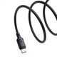USB кабель Baseus P10377703113-00 Silky, Type-C, 1.0 м., Чорний - 577659 - зображення 3