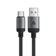 USB кабель AceFast C20-04, Type-C, 1.2 м., Черный - 573910 - изображение 2
