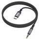 AUX кабель Borofone BL24 Graceful, Type-C, 1.0 м., Сірий - 569897 - зображення 6