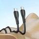 USB кабель Borofone BX121 Energy, Type-C, 1.0 м., Черный - 643085 - изображение 4
