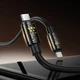USB кабель Hoco U143 Joy, Type-C, 1.2 м., Черный - 669620 - изображение 8