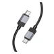 USB кабель Hoco X110 Honorific, Type-C, 1.0 м., Чорний - 573924 - зображення 1