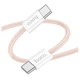 USB кабель Hoco X104, Type-C, 1.0 м., Рожевий - 422789 - зображення 1