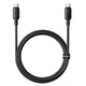 USB кабель Baseus P10377704113-00 Silky, Type-C, 1.0 м., Черный - 565546 - изображение 1