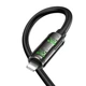 USB кабель Hoco U143 Joy, Lightning, Type-C, 1.2 м., Черный - 669616 - изображение 5