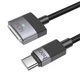 USB кабель Hoco U141, MagSafe 3, 1.8 м., Чорний - 575924 - зображення 3