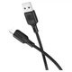 USB кабель Borofone BX113, MicroUSB, 1.0 м., Черный - 533338 - изображение 2