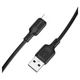 USB кабель Borofone BX113, MicroUSB, 1.0 м., Черный - 533338 - изображение 3