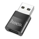 Адаптер Hoco UA17, USB, Type-C, Черный - 283042 - изображение 1