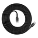 USB кабель Baseus CATKLF-HG1 Cafule, Type-C, 2.0 м., Черный - 213972 - изображение 1