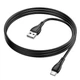 USB кабель Borofone BX121 Energy, Type-C, 1.0 м., Черный - 643088 - изображение 3