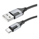 USB кабель Borofone BX101 Creator, Type-C, 1.0 м., Чорний - 444517 - зображення 1