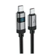 USB кабель AceFast C15-03, Type-C, 1.2 м., Черный - 573906 - изображение 3