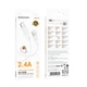 USB кабель Borofone BX115 Lotto, MicroUSB, 1.0 м., Білий - 593272 - зображення 5