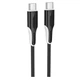 USB кабель Borofone BX119, Type-C, 1.0 м., Чорний - 611690 - зображення 1
