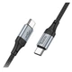 USB кабель Hoco X102 Fresh, Type-C, 1.0 м., Чорний - 407903 - зображення 1