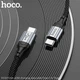 USB кабель Hoco X102 Fresh, Type-C, 1.0 м., Чорний - 407903 - зображення 5