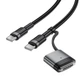 USB кабель AceFast C22-05, Type-C, MagSafe 3, 1.2 м., Черный - 673663 - изображение 4