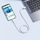 USB кабель Baseus P10377703213-01 Silky, Type-C, 2.0 м., Білий - 565567 - зображення 5