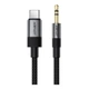 AUX кабель AceFast J11, Type-C, 1.0 м., Черный - 673659 - изображение 1