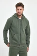 Кофта на замке спортивная флис Trend Collection 6164 хаки (HAKI) M - изображение 1
